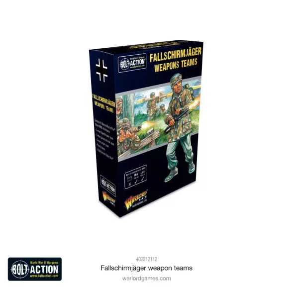 Bolt Action - Fallschirmjäger Weapons Teams miniatűra készlet (angol kiadás)