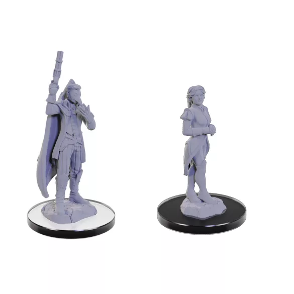Critical Role Unpainted Miniatures: Percival & Cassandra de Rolo-90664
