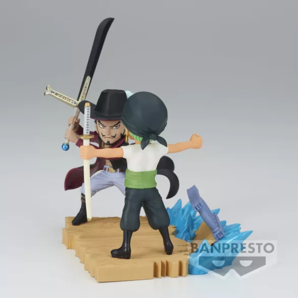 One Piece World Collectable Figure Log Stories-Roronoa Zoro Vs Dracule.Mihawk--BP88603P