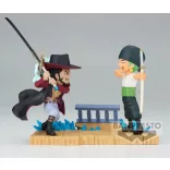 One Piece World Collectable Figure Log Stories-Roronoa Zoro Vs Dracule.Mihawk--BP88603P