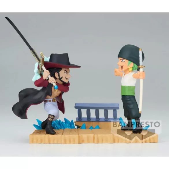 One Piece World Collectable Figure Log Stories-Roronoa Zoro Vs Dracule.Mihawk--BP88603P