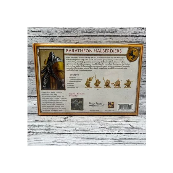 A Song Of Ice And Fire - Baratheon Halberdiers miniatűra egység - angol kiadás