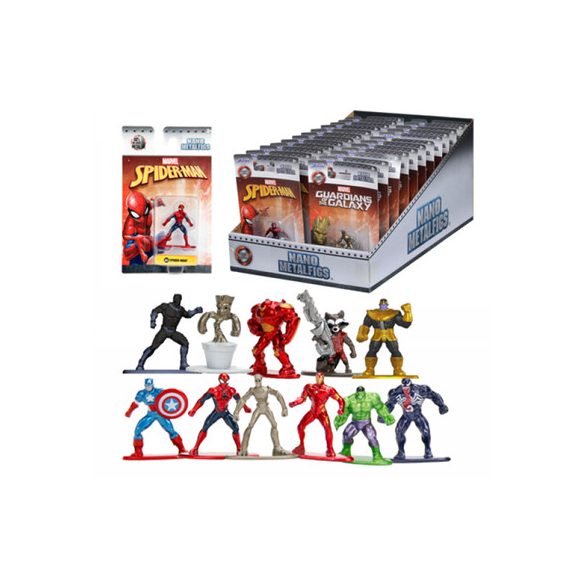 Marvel Single Pack Nanofigs, 11-sort. Display-253221000