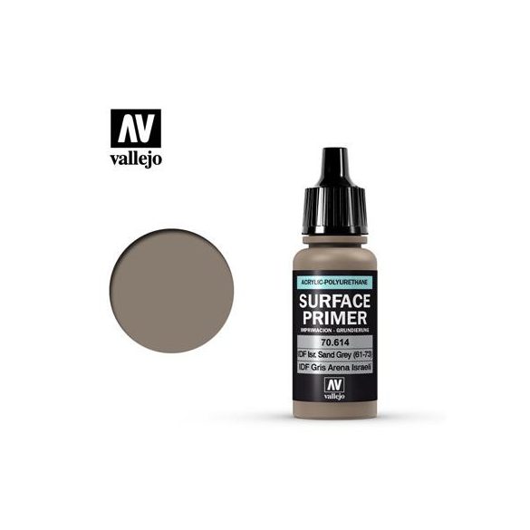 Vallejo - Color / Surface Primer - IDF Israeli Sand Grey 61-73-70614
