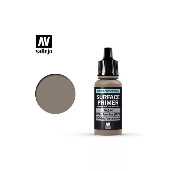 Vallejo - Color / Surface Primer - IDF Israeli Sand Grey 61-73-70614