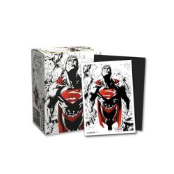Dragon Shield Standard size License Sleeves - Superman Core (Red/White Variant) (100 Sleeves)-AT-16076