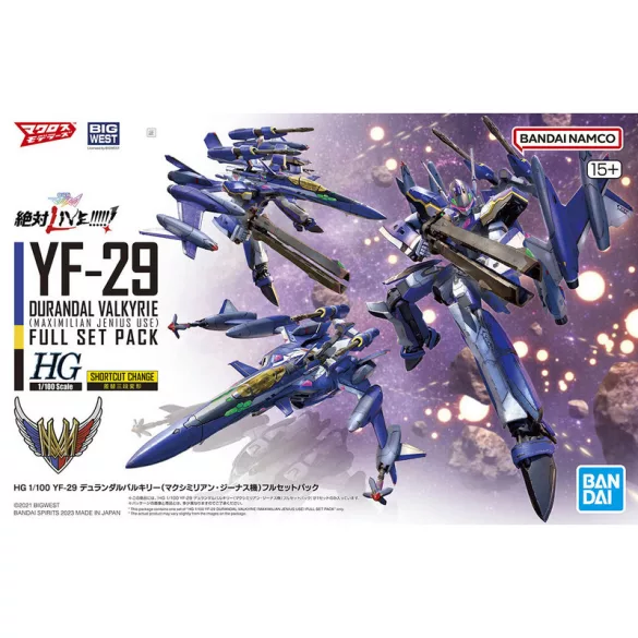 MK Accessoires - HG 1/100 YF-29 Durandal Valkyrie (Maximilian Jenius Use) modellkészlet