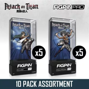 FiGPiN - Attack On Titan 10 Pack Assortment-AOTITAN0623
