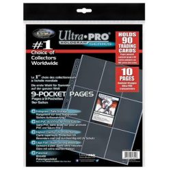 UP - 9-Pocket Pages (11 Hole) Refill Pack (10 Pages)-81359