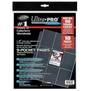 UP - 9-Pocket Pages (11 Hole) Refill Pack (10 Pages)-81359