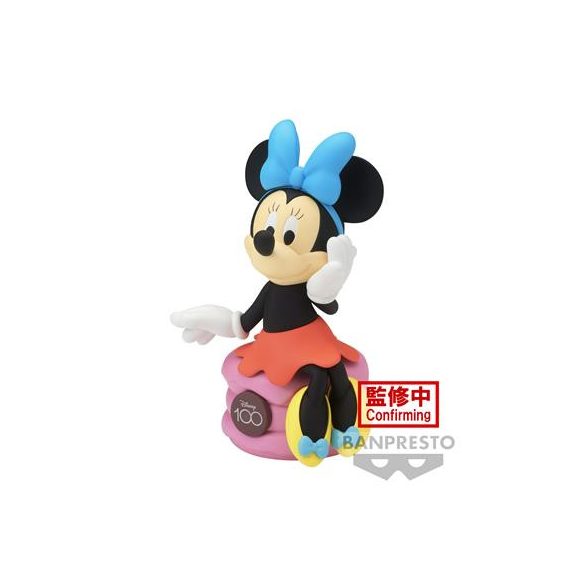 Disney Characters Sofubi Figure-Minnie Mouse-Disney 100th Anniversary Ver.-BP88707P