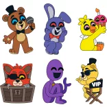 Five Nights At Freddy's - Pin Collection-FNAFPINSET
