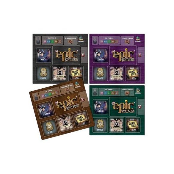 Tiny Epic Crimes 4 Pack Player Mats Retail Packed - EN-GLGTECA02