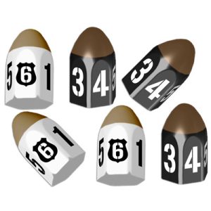 Tiny Epic Crimes 6 Pack Bullet Dice - EN-GLGTECA04