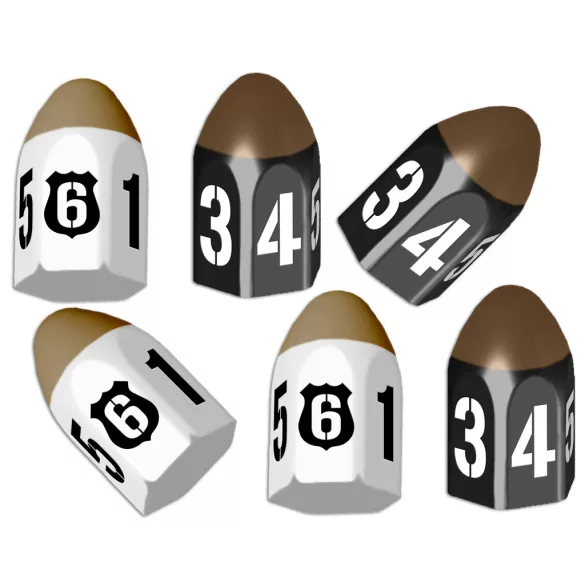 Tiny Epic Crimes 6 Pack Bullet Dice - EN-GLGTECA04