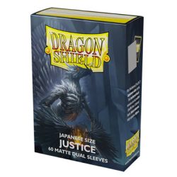 Dragon Shield Sleeves - Japanese size - Matte Dual - Justice (60 Sleeves)-AT-15161