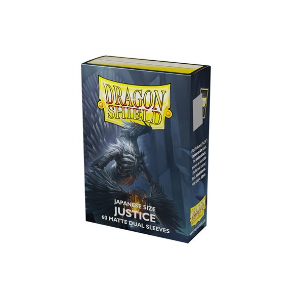 Dragon Shield Sleeves - Japanese size - Matte Dual - Justice (60 Sleeves)-AT-15161