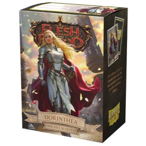 Dragon Shield Flesh and Blood License Standard Art Sleeves - Dorinthea Ironsong (100 Sleeves)-AT-16087