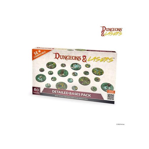 Dungeons & Lasers - Detailed Bases Pack - EN-DNL0063