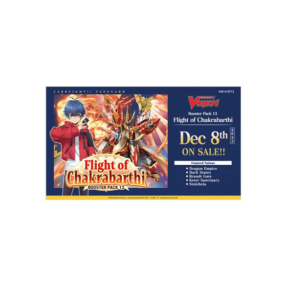 Cardfight!! Vanguard - Flight of Chakrabarthi Booster Display (16 Packs) - EN-VGE-D-BT13