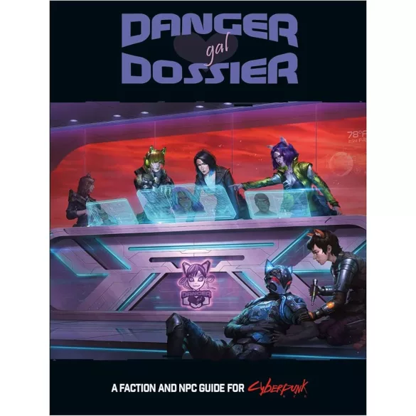 Cyberpunk RED: Danger Gal Dossier szerepjáték-kiegészítő - angol nyelvű kiadás