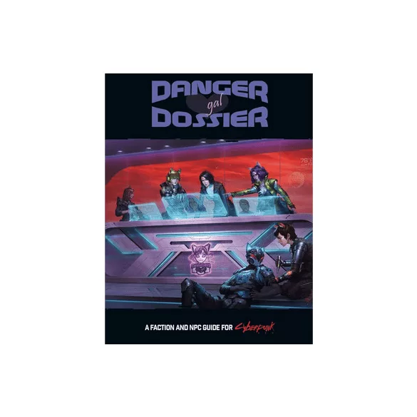 Cyberpunk RED: Danger Gal Dossier szerepjáték-kiegészítő - angol nyelvű kiadás
