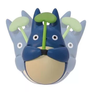 Round Bottomed Figurine Mid Totoro with leaf My Neighbor Totoro-Ensky-49662