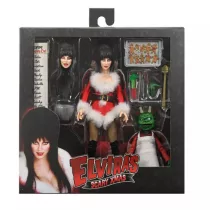   Elvira - 8” Scale Clothed Figure - Very Scary Xmas Elvira Figure