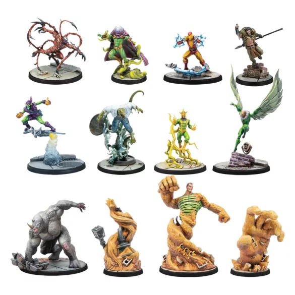 Marvel Crisis Protocol - Spider-Foes Affiliation Pack miniatűr csomag EN/FR/SP/DE