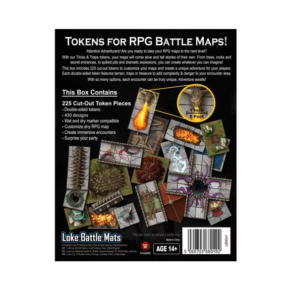 Tricks & Traps cut out tokens-LBM-041