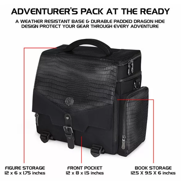 ENHANCE Tabletop RPGs RPG Adventurer's Bag Collector's Edition (Black)-ENTTCFD200BKEW