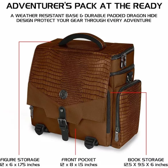 ENHANCE Tabletop RPGs Adventurer's Bag Collector's Edition táska (barna)