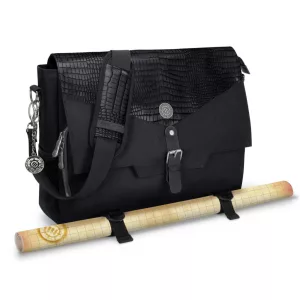 ENHANCE RPG Player's Messenger DnD Bag Collector's Edition (Dragon Black)-ENTTCFP200BKEW