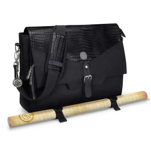 ENHANCE RPG Player's Messenger DnD Bag Collector's Edition (Dragon Black)-ENTTCFP200BKEW