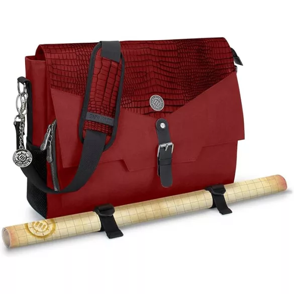 ENHANCE RPG Player's Messenger DnD Bag Collector's Edition (Dragon Red)-ENTTCFP200RDEW