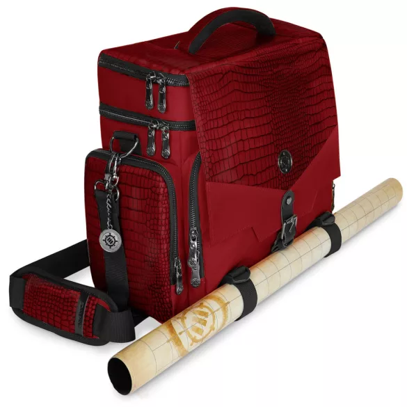ENHANCE RPG Player's Messenger DnD Bag Collector's Edition (Dragon Red)