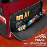 ENHANCE RPG Player's Messenger DnD Bag Collector's Edition (Dragon Red)