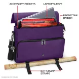 ENHANCE RPG Player's Messenger DnD Bag Collector's Edition (Dragon Purple)-ENTTCFP200PREW
