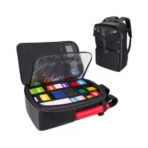 ENHANCE Trading Card Games Trading Card Backpack Collector's Edition (Black)-ENTTCFT200BKEW