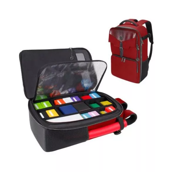 ENHANCE Trading Card Games Trading Card Backpack Collector's Edition (Red)-ENTTCFT200RDEW