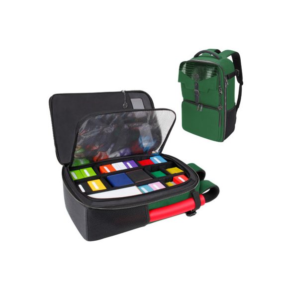 ENHANCE Trading Card Games Trading Card Backpack Collector's Edition (Green)-ENTTCFT200GNEW