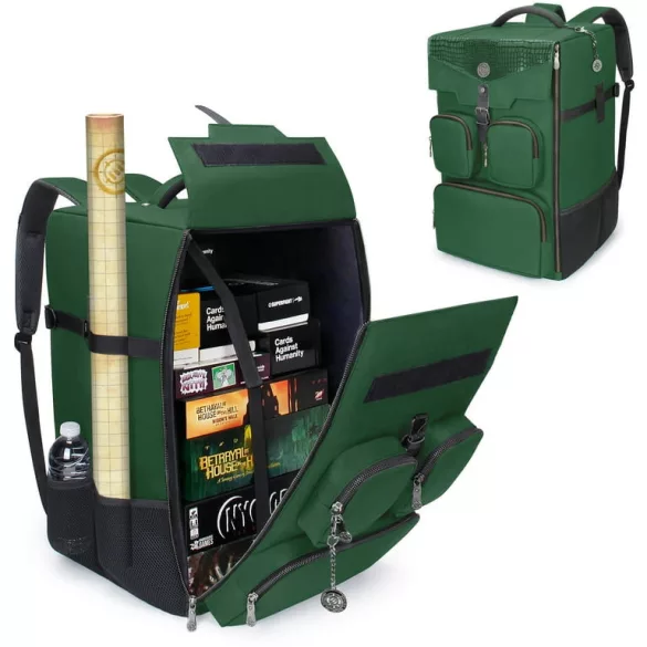 ENHANCE Trading Card Games Trading Card Backpack Collector's Edition (Green)-ENTTCFT200GNEW