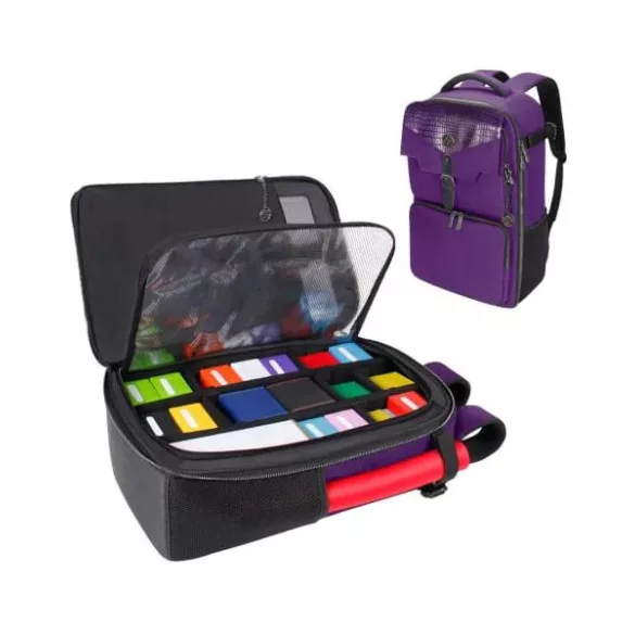 ENHANCE Trading Card Games Trading Card Backpack Collector's Edition (Purple)-ENTTCFT200PREW