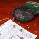 ENHANCE Tabletop RPGs Dice Tray & Case Collector's Edition (Green) dobókockatartó és gurítótálca