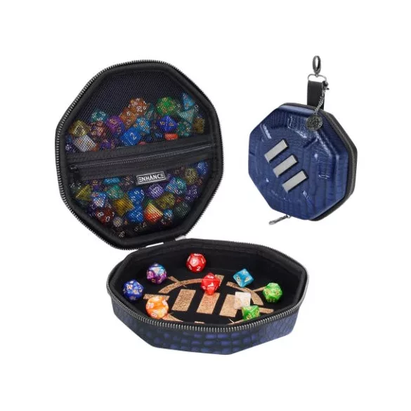 ENHANCE Tabletop RPGs Dice Tray & Case Collector's Edition (Blue)-ENTTCED200BLEW
