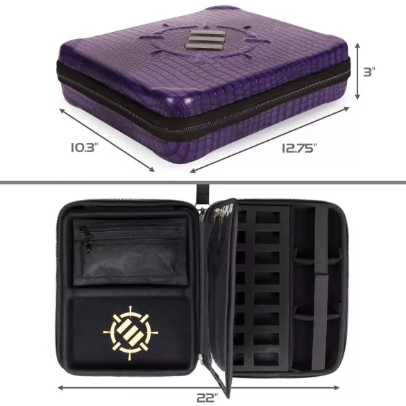 ENHANCE Tabletop RPGs RPG Organizer Case Collector's Edition (Purple)-ENTTCEC200PREW