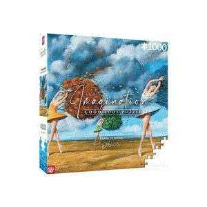 Imagination: Rafał Olbiński The Shape of Color Green Puzzle 1000pcs-43717