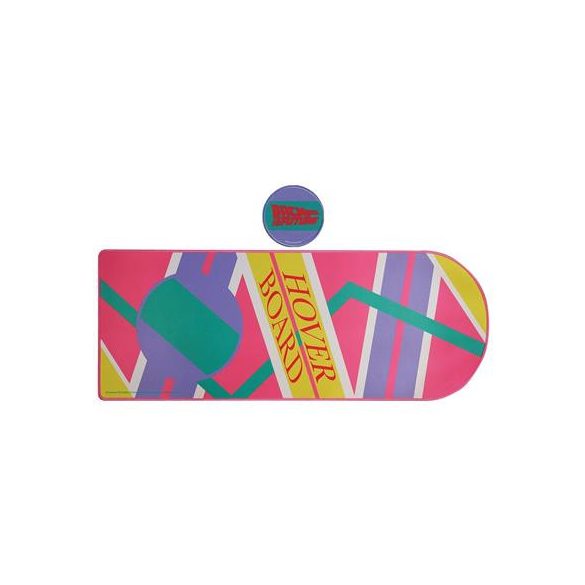 Back to the Future XL Hoverboard Desk Pad and Coaster Set-UV-BF209