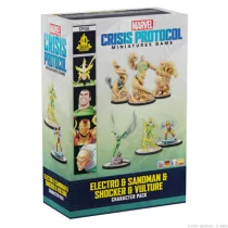 Marvel Crisis Protocol - Electro & Sandman & Shocker & Vulture - EN/DE/FR/SP-CP156