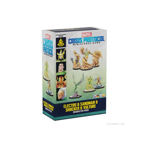 Marvel Crisis Protocol: Electro & Sandman & Shocker & Vulture - EN/DE/FR/SP-CP156